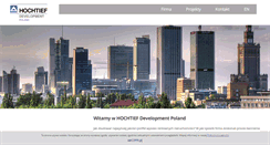 Desktop Screenshot of hochtief-development.pl